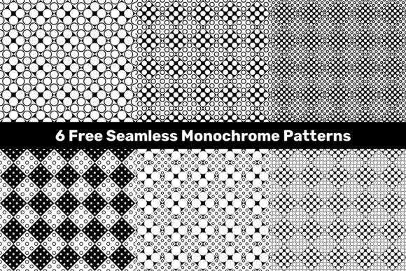 6 Free Seamless Circle Patterns for Modern Design