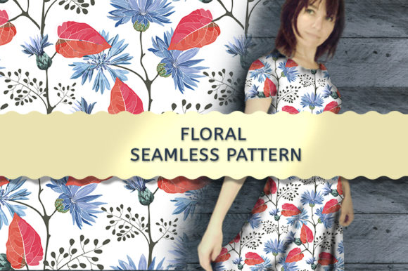 A Creative's Guide to Vector Seamless Pattern with Cornflower