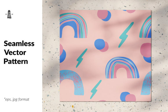 A Practical Look at the Colorful Rainbows Seamless Pattern and Its Place in Modern Design Workflows