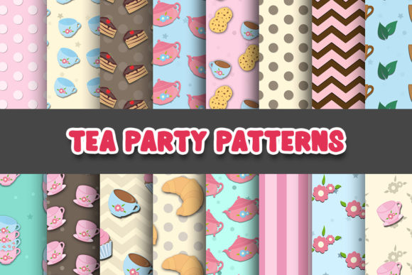 Building a Cohesive Visual Identity with Tea Party Digital Papers Patterns