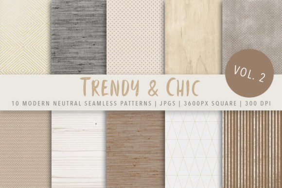 Chic Trendy Seamless Patterns Vol 2: A Practical Resource for Modern Creative Workflows