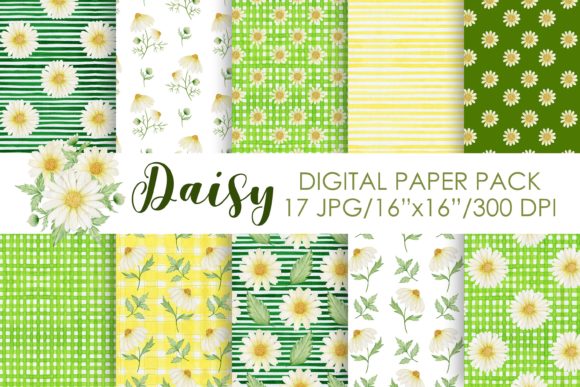 Evaluating Watercolor Daisy Seamless Patterns for Your Creative Projects