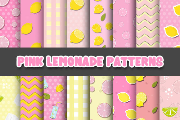 Making Pink Lemonade Digital Papers Patterns Work Harder for Your Projects