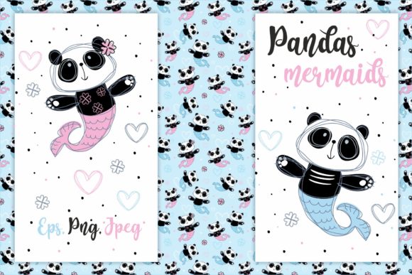 Pandas Mermaids: A Creative Asset for All Ages