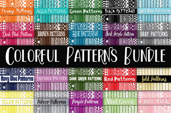 Reimagining Creative Workflows With The Colorful Patterns Digital Paper Bundle