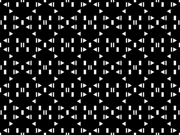 Seamless Play Icon Polar Patterns: Where Motion Meets Frozen Geometry