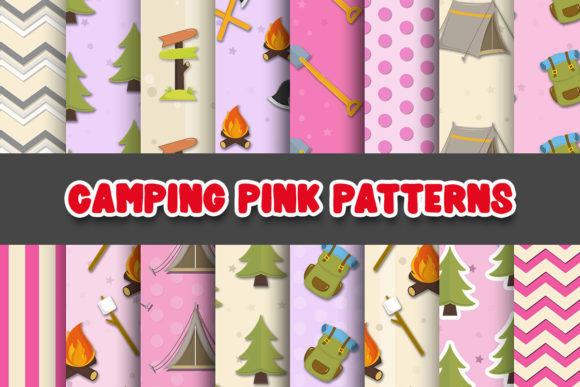 Understanding Camping Girl Patterns Digital Papers for Crafters and Designers