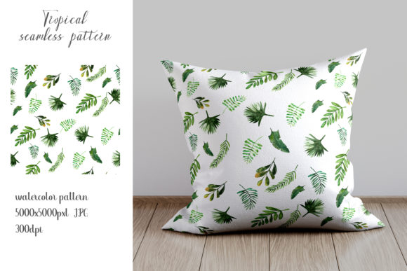Watercolor Seamless Tropical Pattern Ideas & Uses