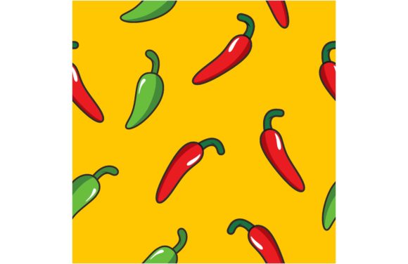 What Makes a Seamless Pattern with Chilli Pepper a Timeless Design Element