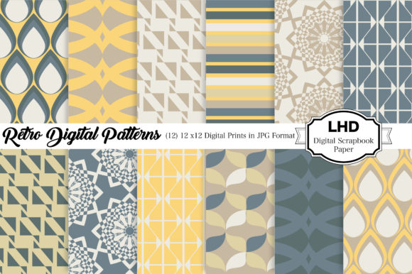 What to Expect From a Digital Paper Pack of Retro Patterns and How It Fits Into Your Creative Workflow